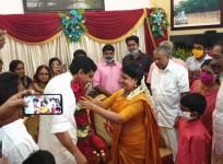kerala cm daughter marriage