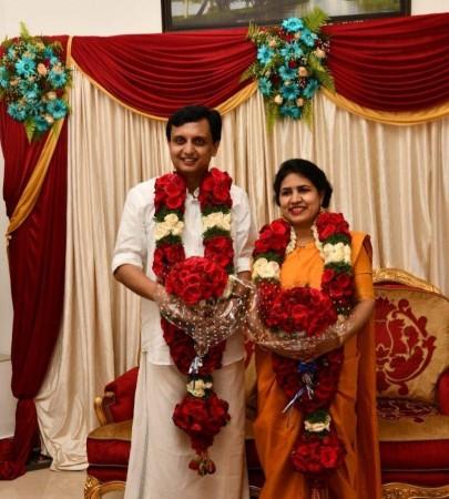 kerala cm daughter marriage