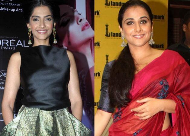 Sonam Kapoor and Vidya Balan Sonam Kapoor and Vidya Balan