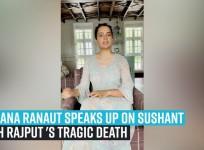 Kangana Ranaut speaks up on Sushant Singh Rajput 's tragic death!