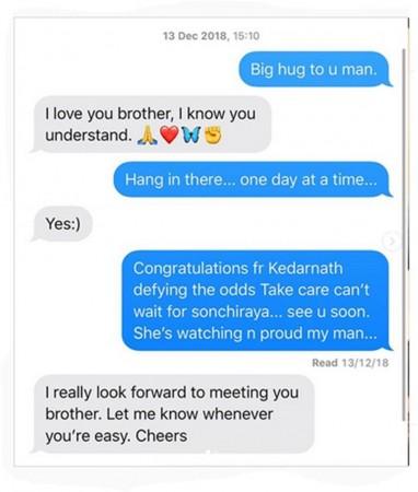 Arjun Kapoor's last chat with Sushant Singh Rajput Arjun Kapoor's last chat with Sushant Singh Rajput