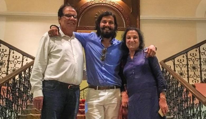 Randeep Hooda with parents Randeep Hooda