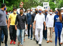 Karnataka Mask Day: Yediyurappa, Anil Kumble and Puneeth Rajkumar