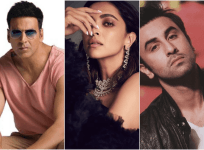 Akshay Kumar, Deepika Padukone, Ranbir Kapoor