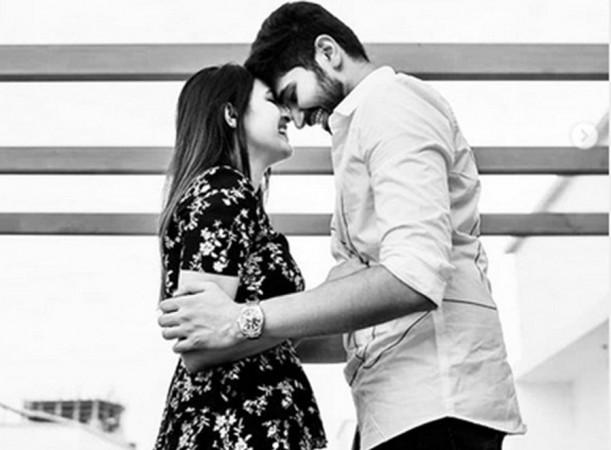 Niharika Konidela with fiancee Chaitanya Jonnalagedda Niharika Konidela with fiancee Chaitanya Jonnalagedda