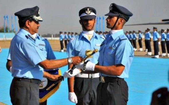 Indian Air Force Chief at the Passing Out Parade in Dundigal parade
