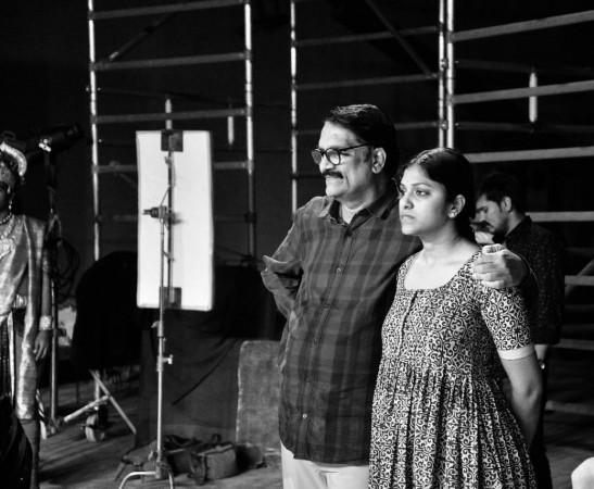 Swapna Dutt with father Ashwini Dutt Swapna Dutt