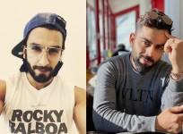 Ranveer Singh and Virat Kohli