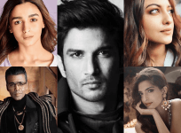 Alia Bhatt, Karan Johar, Sushant Singh Rajput, Sonakshi Sinha and Sonam Kapoor