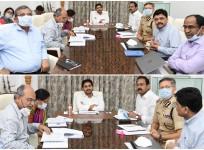 YS Jagan Mohan Reddy's review meeting