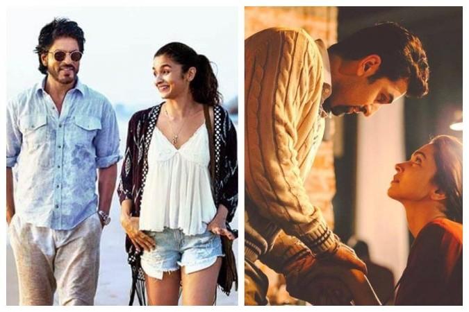 A still from Dear Zindagi; Ranbir Kapoor and Deepika Padukone in Tamasha Bollywood movies that dealt with mental illness