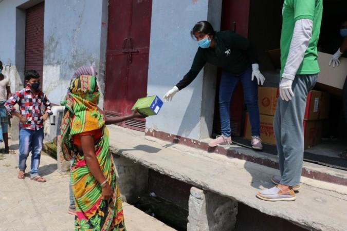 Bhumi Pednekar distributes footwear to migrant and underprivileged labourers Bhumi Pednekar