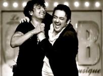Adnan Sami with Sonu Nigam