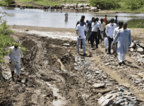 Priyank Kharge raids illegal sand mining points