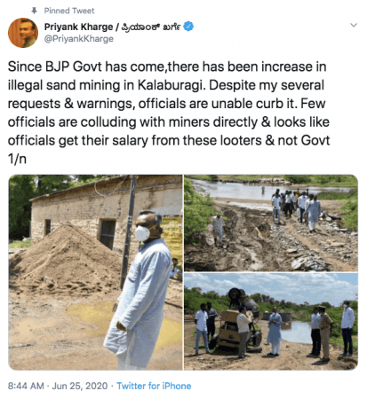 Priyank Kharge tweet