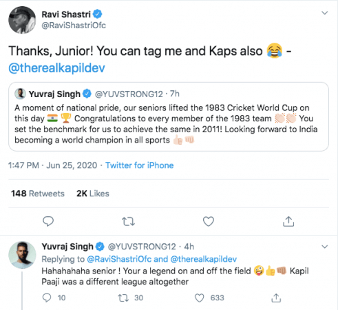 Ravi Shastri tweet