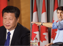 Justing Trudeau and Xi Jinping