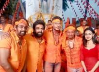 Chiranjeevi Sarja with Dhruva, Arjun and Darshan