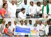 YS Jagan Mohan Reddy releases crop insurance claims of Rsv596.4 crore to 5.94 lakh farmers