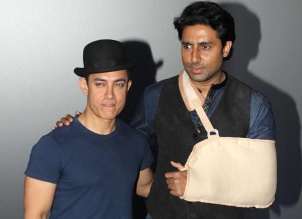 Aamir Khan and Abhishek Bachchan