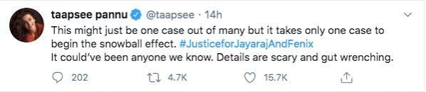 Taapsee Pannu tweet