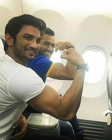 Sushant Singh Rajput and Ms Dhoni Sushant Singh Rajput and Ms Dhoni
