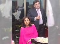 Neetu Kapoor with her husband Rishi Kapoor
