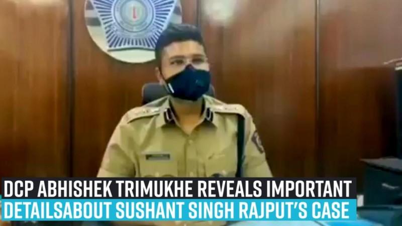 DCP Abhishek Trimukhe reveals important details about Sushant Singh Rajput's case