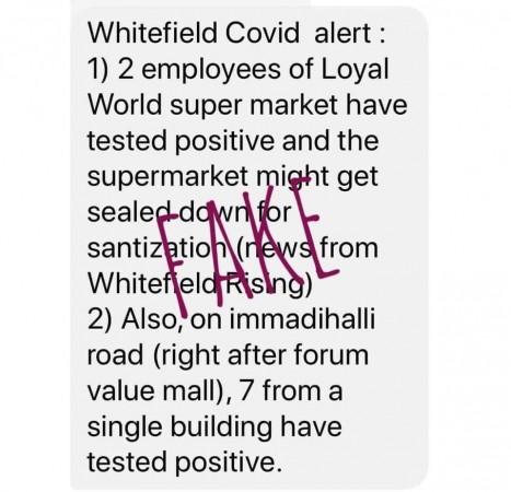Fake news circulating regarding workers of Bengaluru eateries and supermarkets Fake news circulating regarding workers of Bengaluru eateries and supermarkets