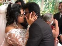 Vanitha Vijayakumar and husband Peter Paul