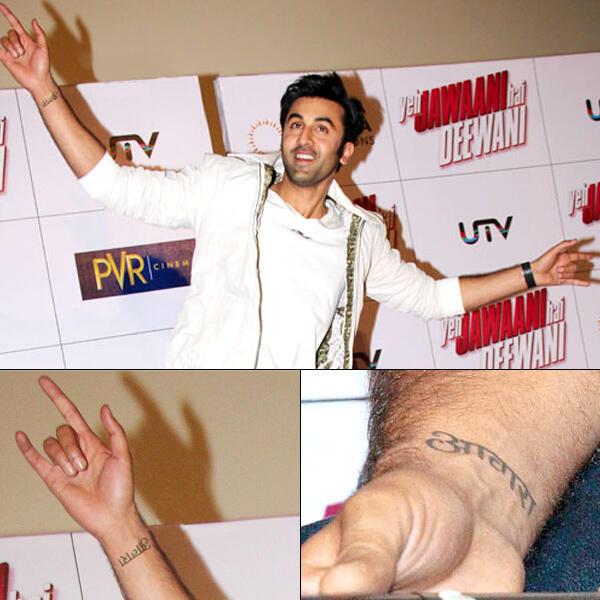 Ranbir Kapoor reacts to fan replicating his Awaara tattoo says accha lag  raha hai  Hindi Movie News  Times of India