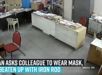 Woman asks colleague to wear mask, gets beaten up with iron rod