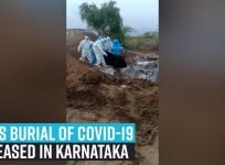 Mass burial of Covid-19 deceased in Karnataka