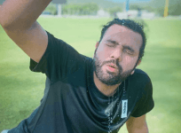 Rohit Sharma outdoor training
