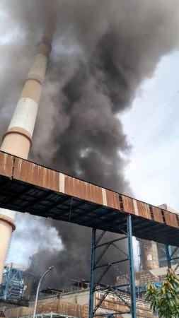 Smoke billowing out of the Neyveli lignite plant in Tamil Nadu. Smoke billows out from the Neyveli lignite plant in Tamil Nadu.