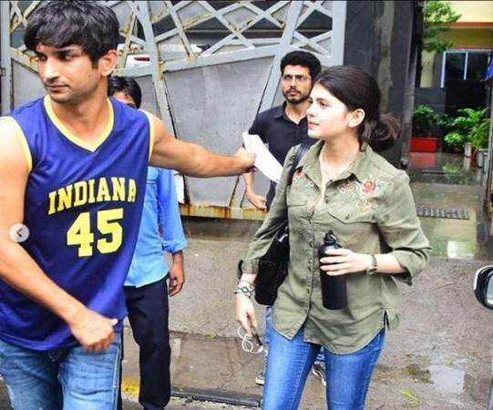 Sanjana Sanghi with Sushant Singh Rajput in Dil Bechara Sanjana Sanghi with Sushant Singh Rajput in Dil Bechara