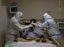 Coronavirus patient in hospital