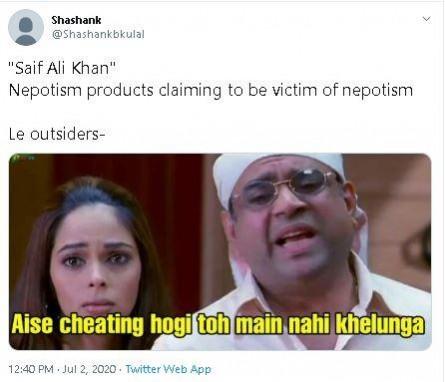 Saif Ali Khan trolled
