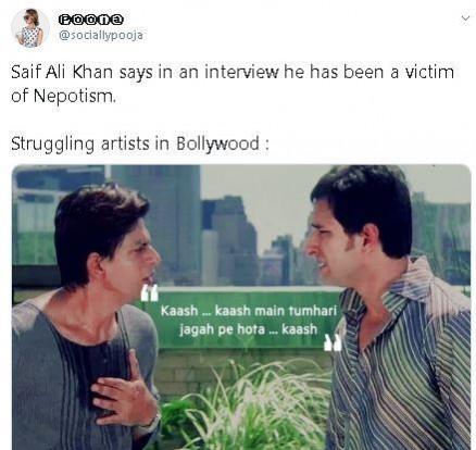 Saif Ali Khan trolled