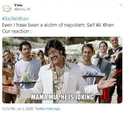 Saif Ali Khan trolled