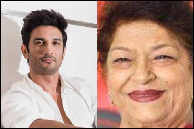 Saroj Khan and Sushant Singh Rajput