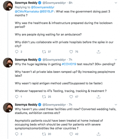 MLA Sowmya Reddy tweet thread