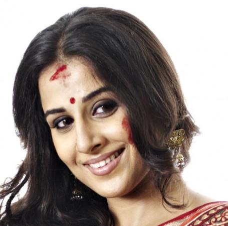 A mugshot of Vidya Balan. Vidya Balan