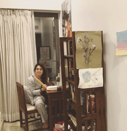 Ira Khan in her new home