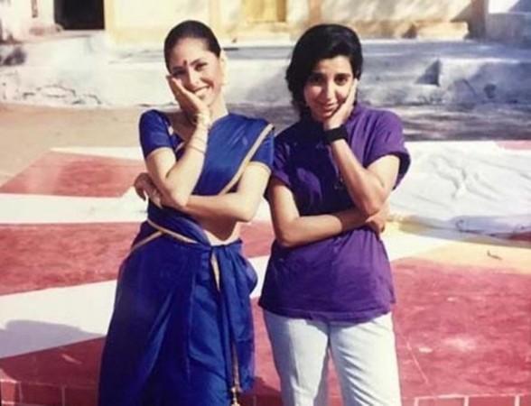 Farah Khan Kunder and Geeta Kapur Farah Khan Kunder and Geeta Kapur