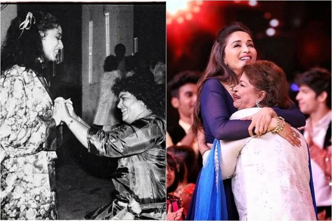 Madhuri Dixit, Saroj Khan Madhuri Dixit, Saroj Khan