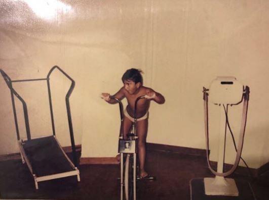 A photo from Ranveer Singh's childhood. Ranveer Singh