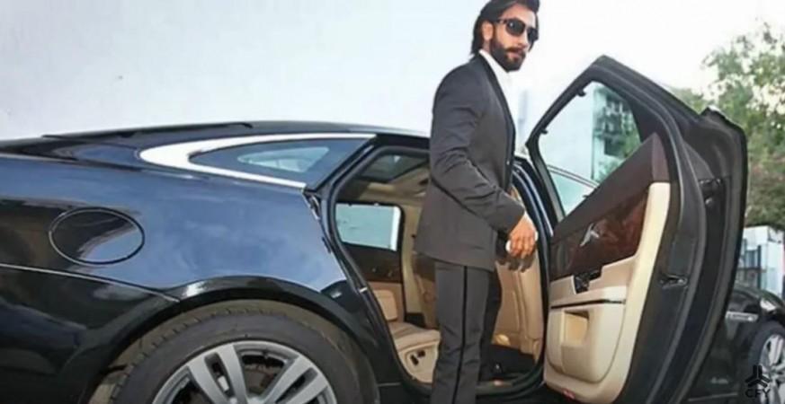 Ranveer with his Jaguar Expensive things owned by Ranveer Singh