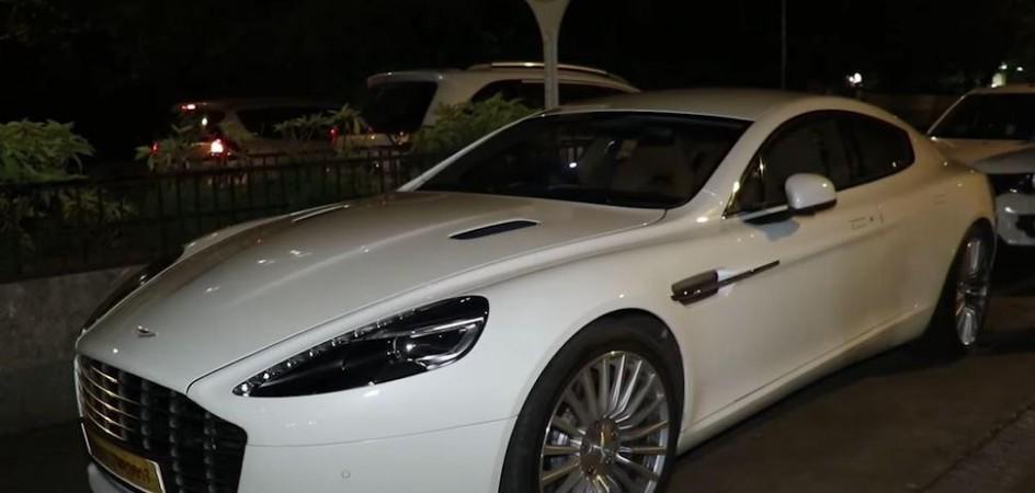 Ranveer Singh in his Aston Martin Rapide Expensive Things owned by Ranveer Singh