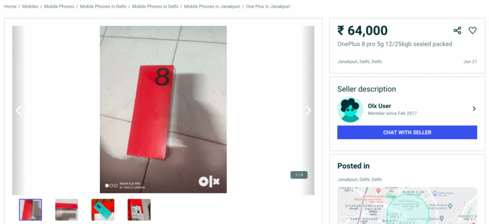 OLX üzerinde OnePlus 8 Pro